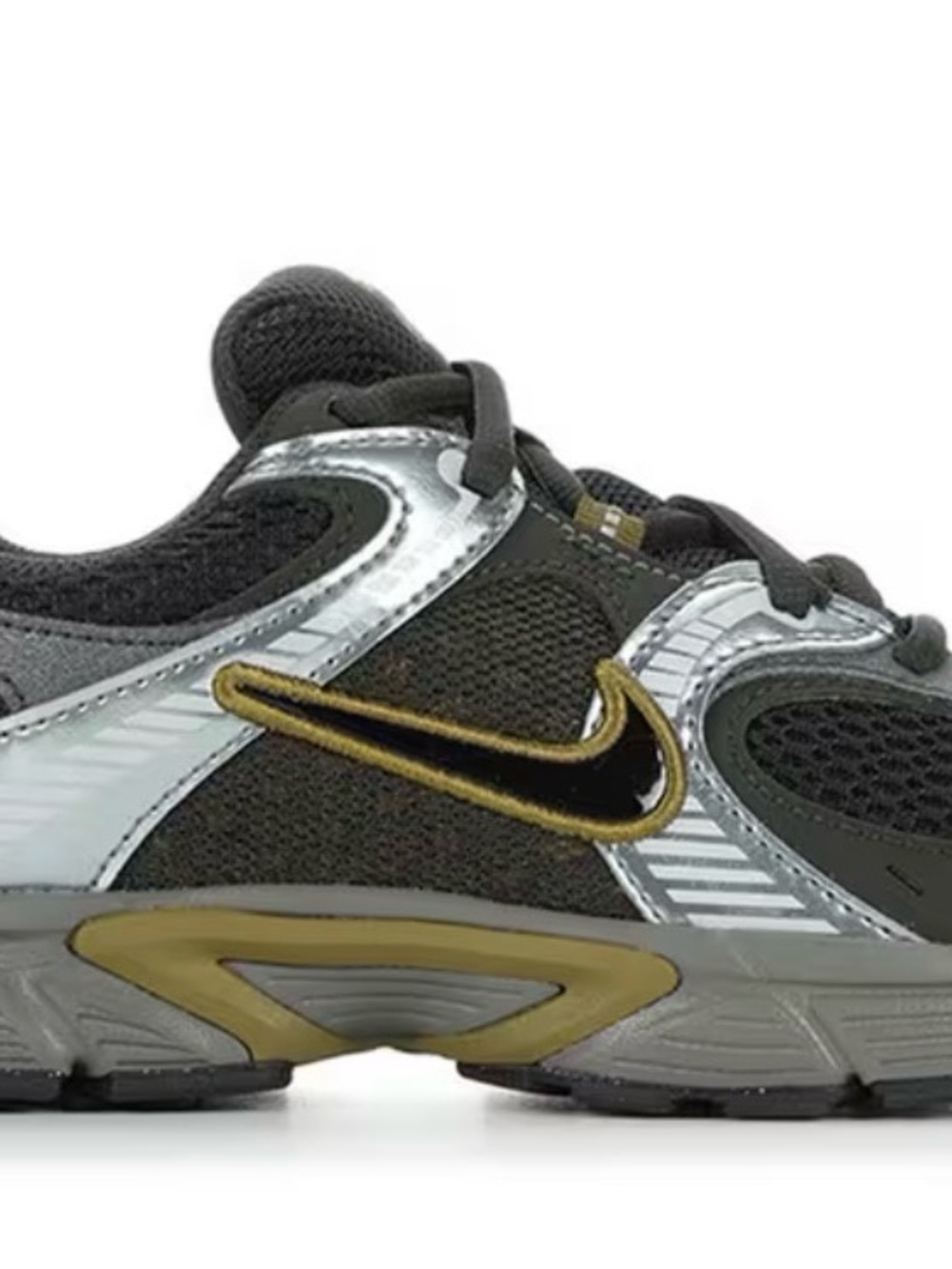 Nike Men's Black, Silver & Gold Athletic Sneakers